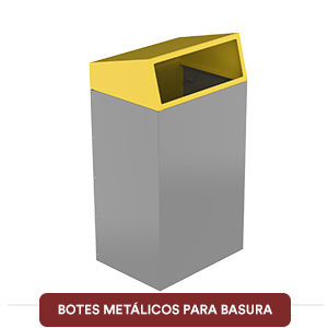 Botes Metálicos para Basura